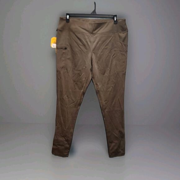 Carhartt Womens Size XL Tall Force Fitted Utility Leggings Green - Picture 1 of 15
